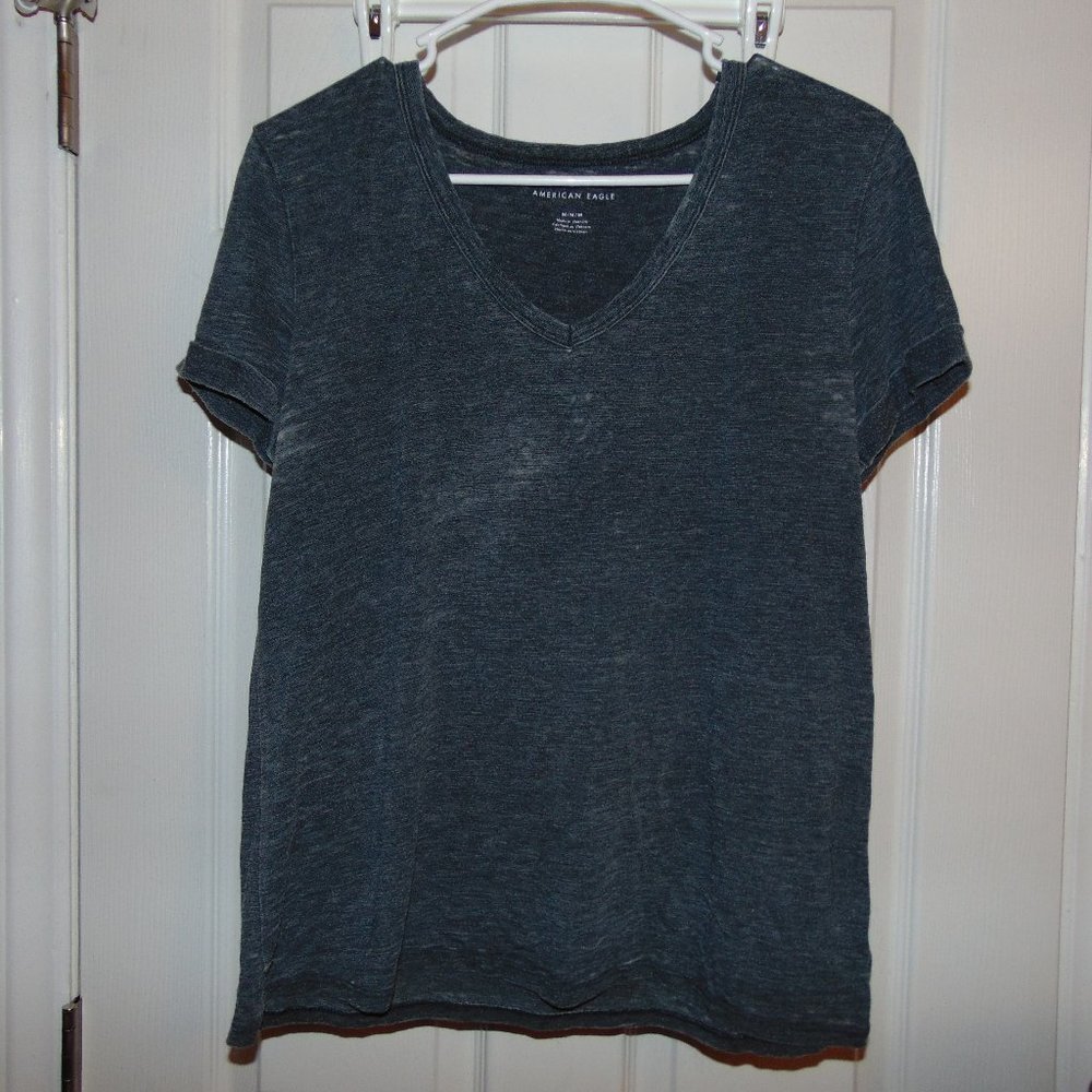 Women's Dark Gray Short Sleeve T-Shirt